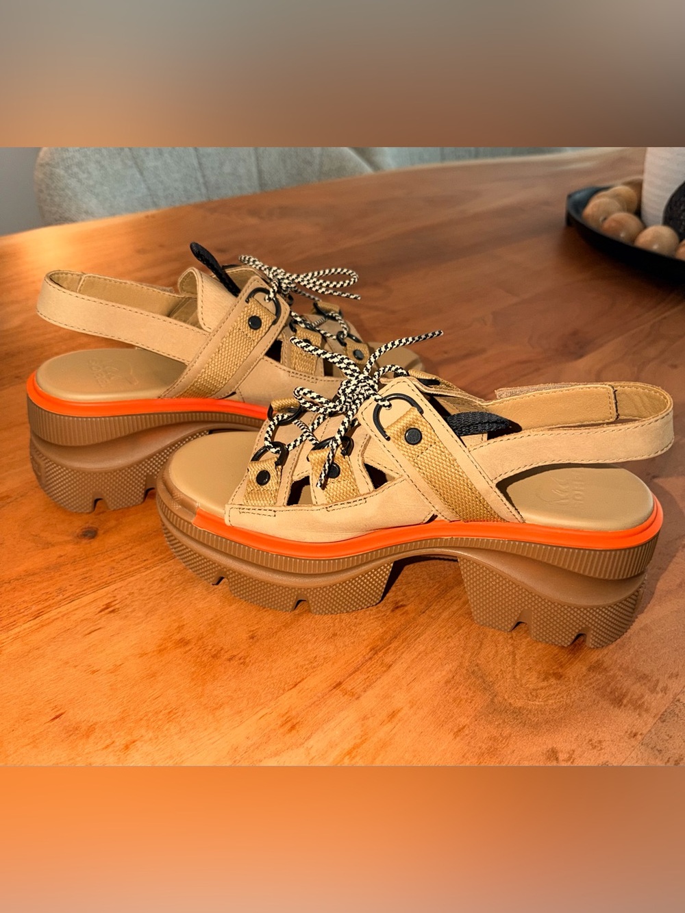Sorel Rein CB Lace Platform sandals, NEW ($150)! - Picture 5 of 6